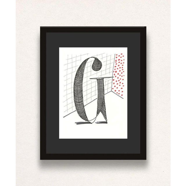 G' from 'Hockney's Alphabet' By David Hockney 1991 Lithograph on Exhibition Fine Art Cartridge paper 38.4 x 46.4 cm (15.12...
