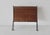 Mid 20th Century Scandinavian Style Hand-Woven Rattan Metal Folding Magazine Newspaper Rack Mid Century Modern For Sale - Image 13 of 16