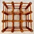 Vintage Mid-Century Modern Teak Wood Adjustable Wine Rack Holds 12 Bottles in the Style of Nissen Langaa of Denmark For Sale - Image 10 of 12
