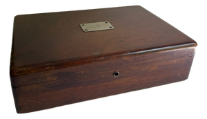 Mid 20th Century Vitrolite Lined Lidded Humidor