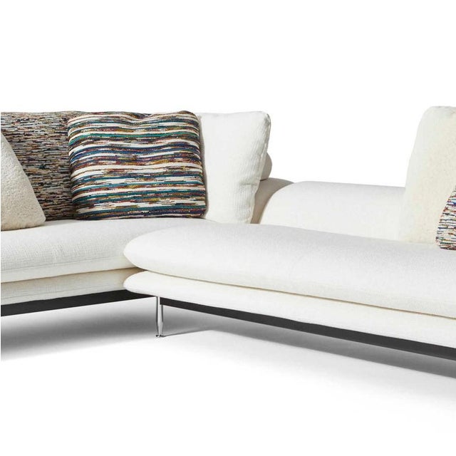 Mid-Century Modern Esosoft Benches in Metal from Antonio Citterio, Italy For Sale - Image 3 of 18