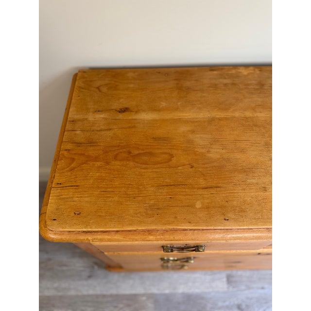 Antique Pine Dovetail Chest of Drawers, 1890s For Sale - Image 5 of 13