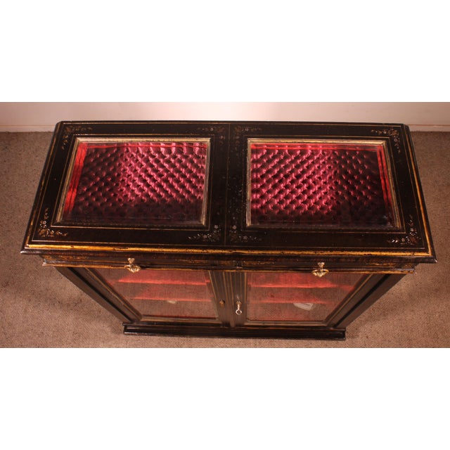 Napoleon III Collectors Display Case For Sale - Image 16 of 18