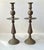 Vintage Moroccan Altar Candleholders in Engraved Brass, 1960s, Set of 2 For Sale - Image 9 of 10