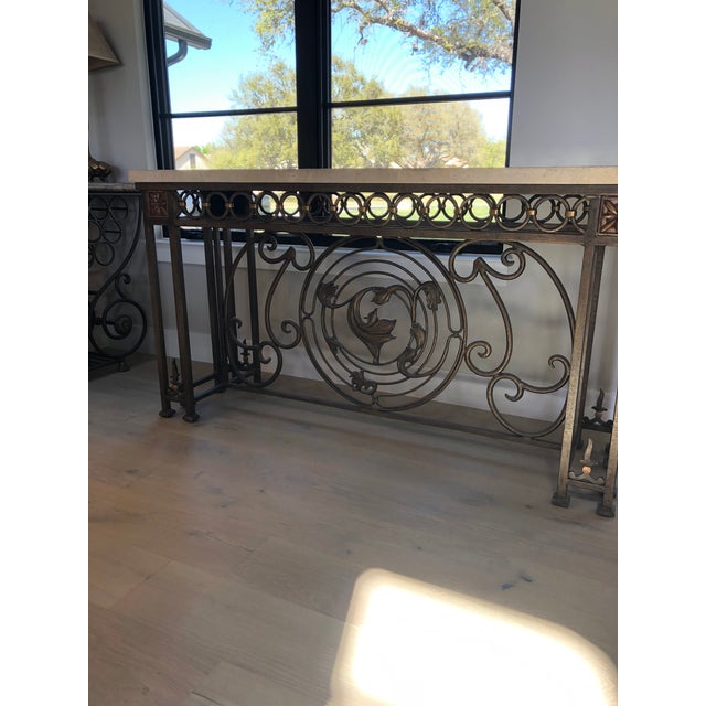 Rustic Signature Console Table | Chairish