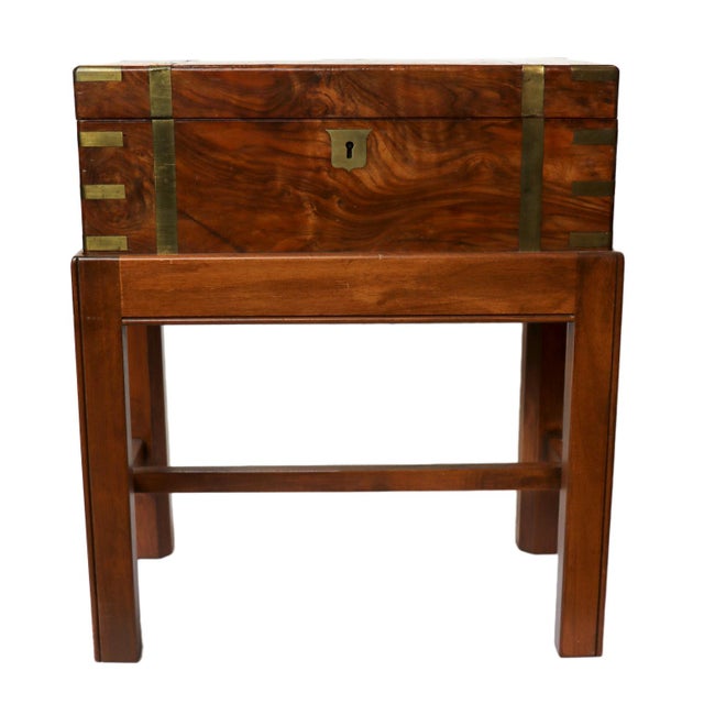 Antique Lap Desk With Stand For Sale - Image 4 of 11