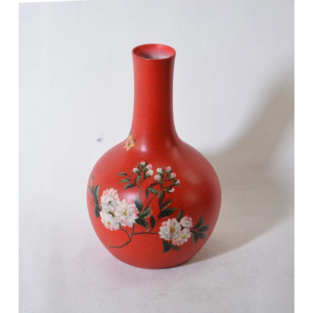 Vintage English Hand Painted Vase.