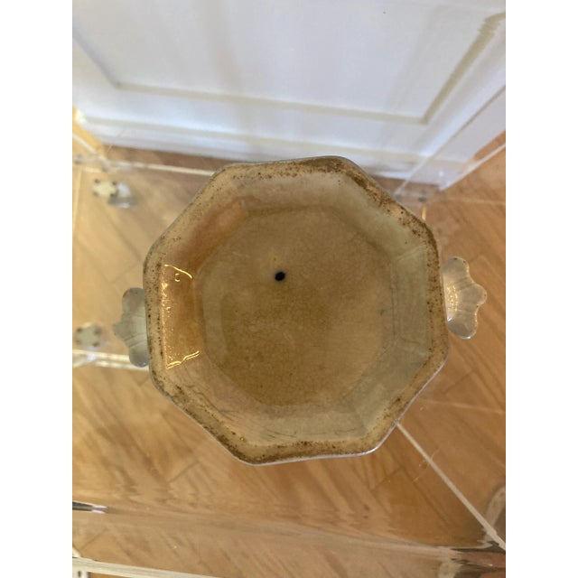 Flow Blue Sugar Jar Mid 19th Century For Sale - Image 11 of 14