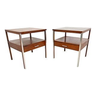 C. 1960s Paul McCobb for Calvin Furniture End Tables - A Pair For Sale