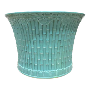 Chinese Porcelain Seafoam Green Bitong