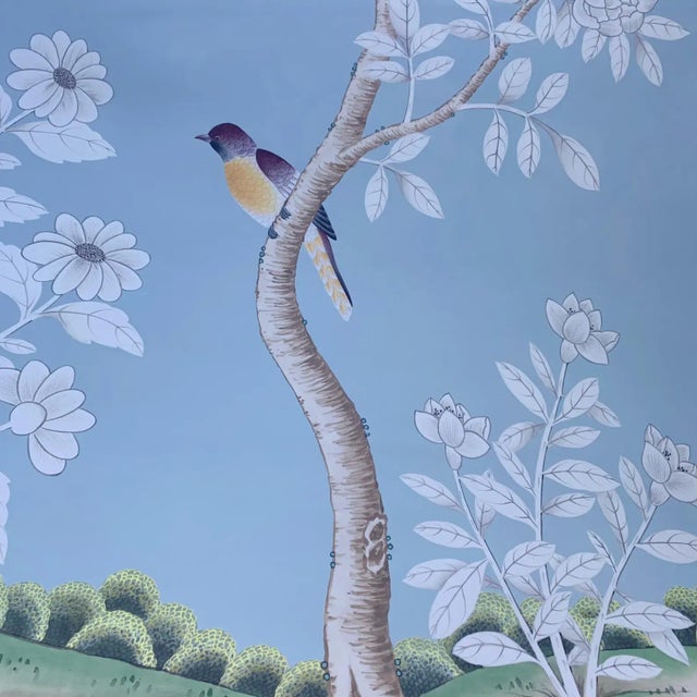 Wall artwork material: Tea Wallpaper Wallpaper handicraft: Digital printed patterns and handmounted it on Tea Wallpaper...