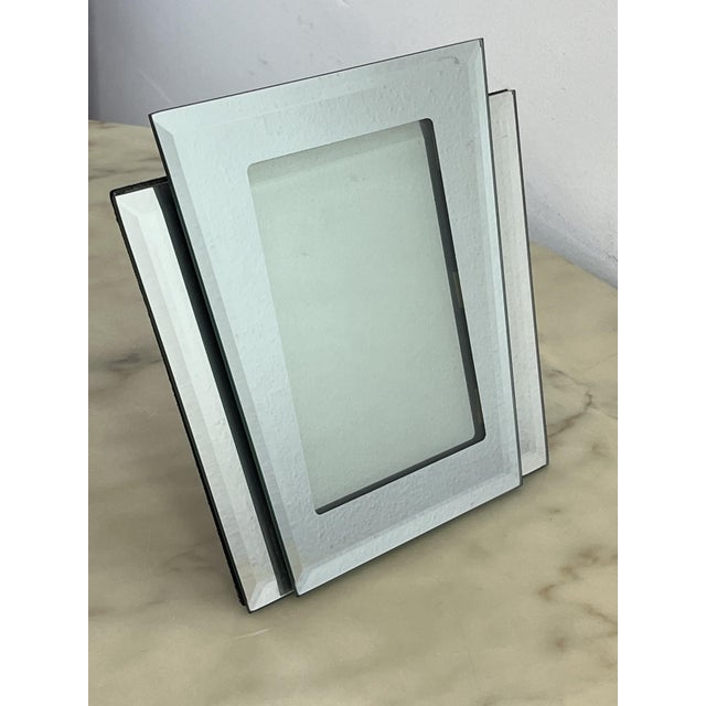 Art Deco Mirrored Glass Photo Holder, 1940s For Sale - Image 13 of 14
