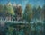 Vintage oil on board Impressionistic riverside scene by A F Trickett, circa 1950. This Trickett painting shows a riverside...