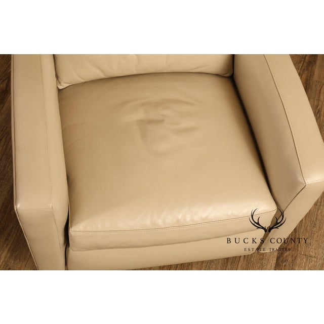 2010s Hancock & Moore Pair of Leather Milo Power Recliners For Sale - Image 5 of 18