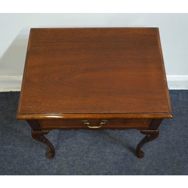 Hickory Chair Co. American Masterpiece Collection Solid Mahogany Traditional Style 22" Accent End Table / Nightstand For Sale - Image 9 of 12