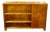 Danish MCM Narrow Bookshelf Cabinet For Sale