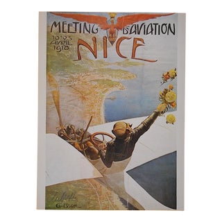 Vintage Poster by Listed Artist - Nice, France For Sale