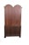 1800 Dutch Marquetry Dome Top Linen Press on Bun Feet For Sale - Image 10 of 12