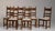 1970-1979 France Weathered Honey Oak Set Of Five Ladder-Back Chairs For Sale In Greensboro - Image 6 of 11