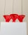 Red Vintage Italian Postmodern Red Joy Drinking Glasses from Leonardo, 1980s, Set of 6 For Sale - Image 8 of 12