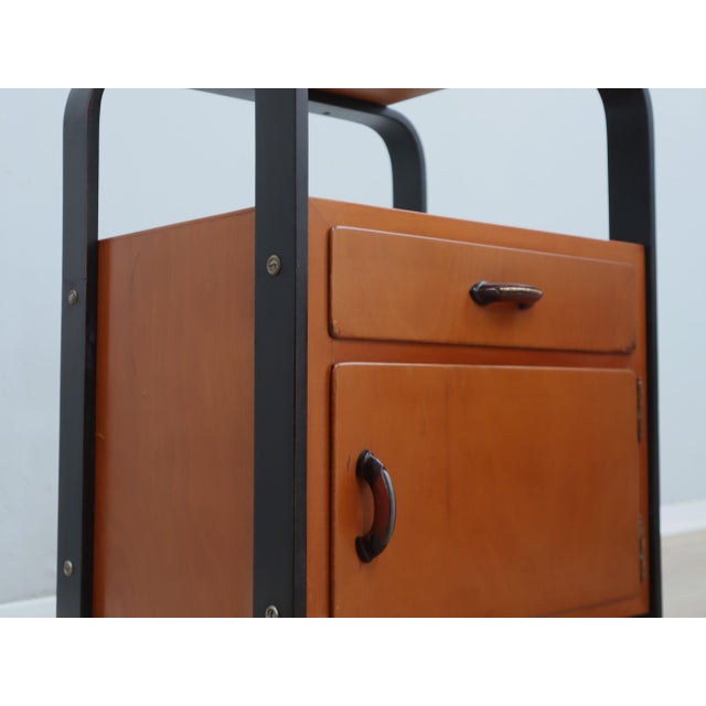 Wood Nightstands attributed to Giuseppe Pagano for Pogatschnig, 1940s, Set of 2 For Sale - Image 7 of 16