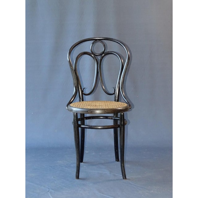 Black Empire Black Chairs from Kohn, 1885, Set of 4 For Sale - Image 8 of 9