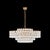 Transitional Visual Comfort :Liscia Large Chandelier by Aerin in Gild Finish Sku # Arn5174, With 12 40 Watt Bulbs For Sale - Image 3 of 4
