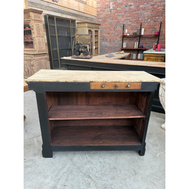 Black Early 20th Century Store Counter For Sale - Image 8 of 13
