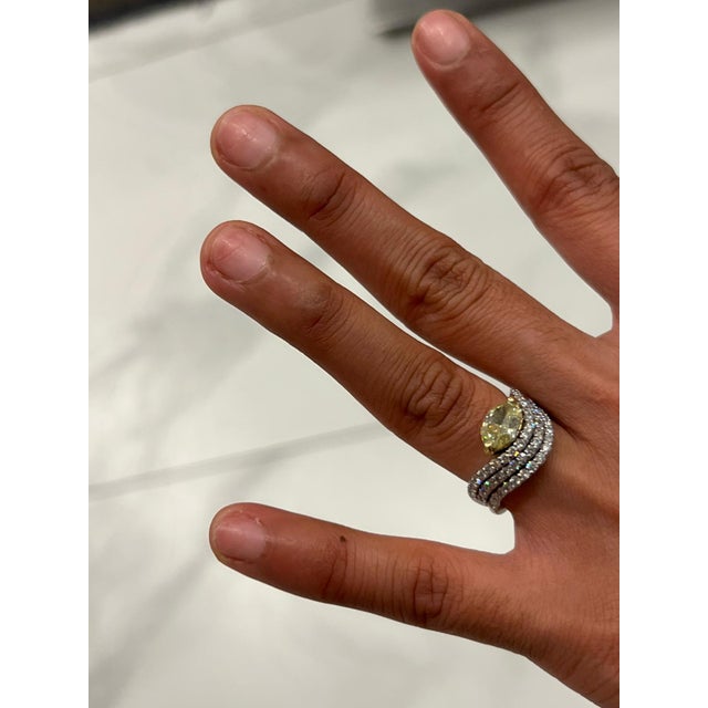 Argyle Diamonds 18ct White & Yellow Gold Diamond Ring Set 2.34ct, Size 5.75 For Sale - Image 11 of 15