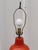 Mid-Century Modern Vintage Mid Century Orange Pottery Table Lamp For Sale - Image 3 of 8