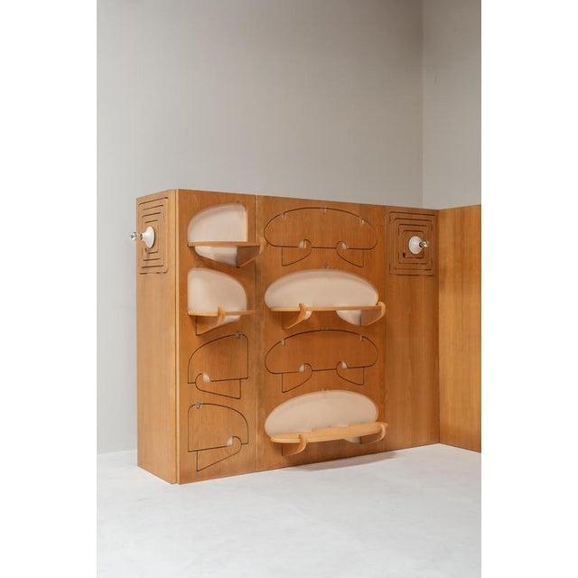 Modular Wall Unit by Anonima Design for Bonetto, Italy, 1969, Set of 9 For Sale - Image 9 of 14