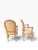 French Late 20th Century Pair of Louis XVI Style Carved Wood Armchairs For Sale - Image 3 of 9