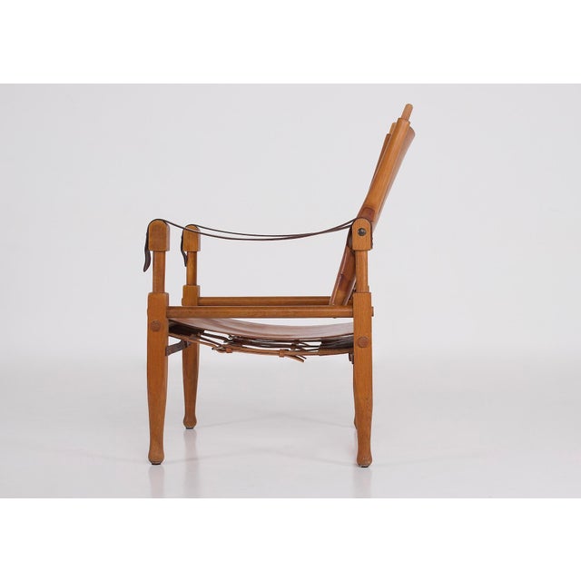 Mid-Century Modern Safari Armchair in Cognac Leather from Wilhelm Kienzle, 1950s For Sale - Image 3 of 16