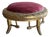 Antique Regency Style Faux Bamboo Petite Footstool For Sale