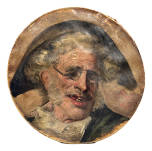 Benito Belli, Portrait of a Street Performer, 1800s, Oil