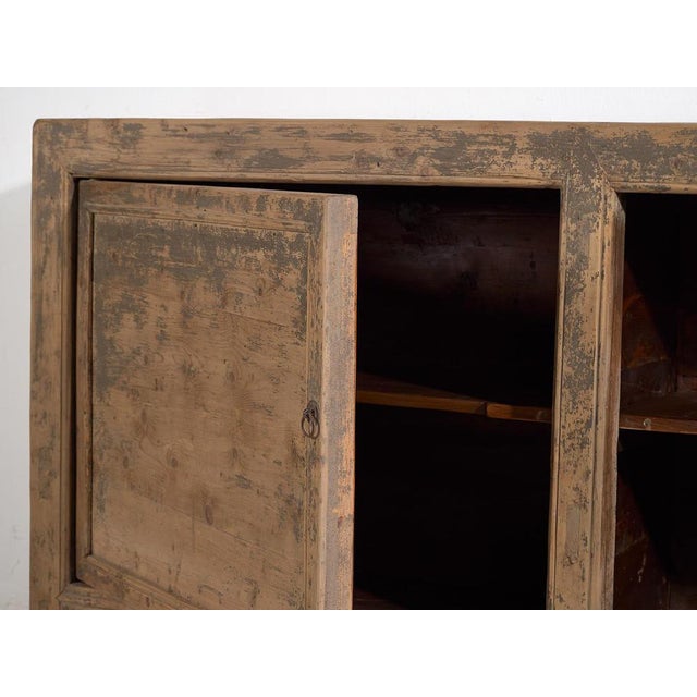 Antique Sideboard in Elm, 1900 For Sale - Image 11 of 18