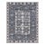 Scandinavian Flat-Weave Rug, Gray Blue Charcoal by Keivan Woven Arts 8'3 X 10'4 For Sale