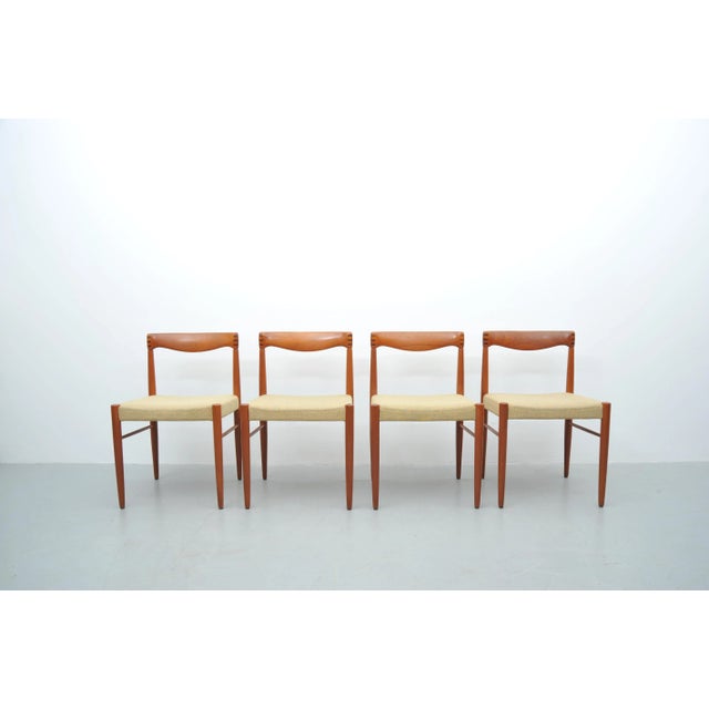 Vintage Danish Dining Chairs in Teak by H.W. Klein for Bramin, Set of 4 For Sale - Image 10 of 10