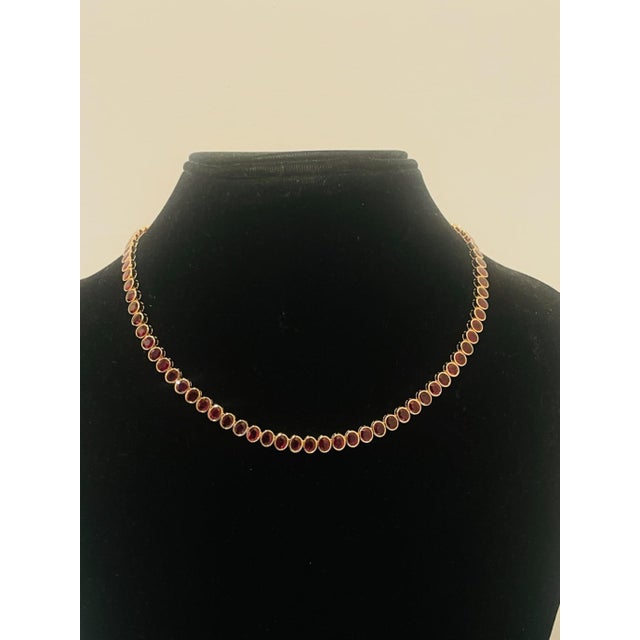 18k Gold Necklace With 34.83ct Ruby, Elegant Design, New Creation For Sale In New York - Image 6 of 7