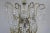 French Louis XV Style Italian Crystal Beaded Arm Chandelier, Circa 1940s For Sale - Image 3 of 9