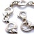 1990s Tiffany & Co. Sterling Silver Vintage Stencil Heart Link Bracelet 29.17g For Sale - Image 5 of 7