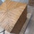 Vintage Split Reed Rattan/Bamboo Cube Side Table in the Style of Gabriella Crespi For Sale - Image 9 of 10