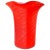 Mid 20th Century Fratelli Toso Murano Italian Art Glass Flared Rim Flower Vintage Vase Red Copper Aventurine Candy Cane For Sale - Image 5 of 5
