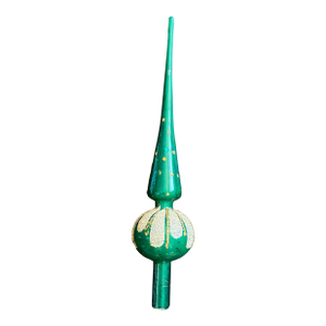 Vintage German Glass Christmas Tree Topper