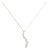 3/4 CT. Diamond Journey Necklace 14k Yellow Gold 16" For Sale