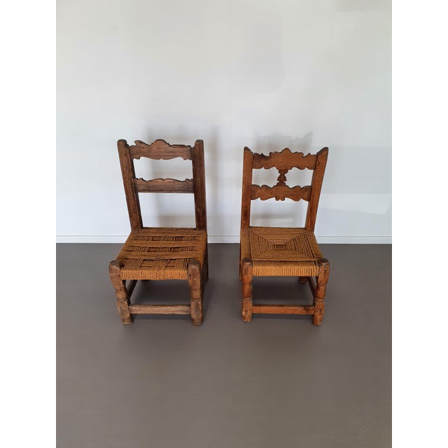 Brutalist Rope Chairs, 1900s, Set of 2 For Sale - Image 16 of 16
