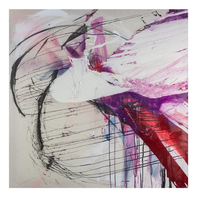 Dick Berckenkamp, Whispering, Acrylic on Canvas For Sale