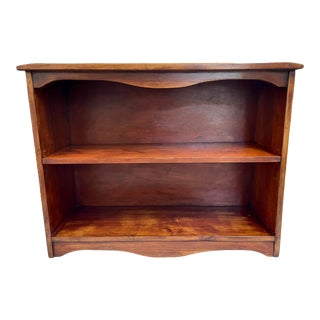 1950s Small Maple Bookcase With Adjustable Shelf For Sale