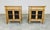 National Furniture Company National Furniture Directoire Style Brass Mesh and Beechwood Nightstands For Sale - Image 4 of 10