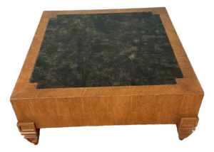 1960s Leather Topped Coffee Table From Tomlinson